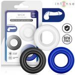 INTENSE - SET DI 3 ANELLI PER PENE WICK, VARI COLORI