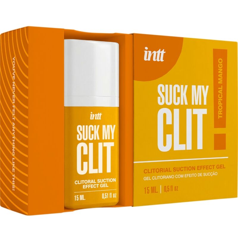 INTT - SUCK MY CLIT GEL EFFETTO ASPIRAZIONE MANGO TROPICALE 15 ML