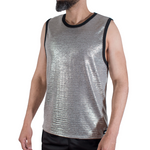 MACHO - T-SHIRT CON GLITTER FINI S/M