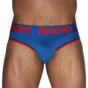 MACHO - MCH005 SLIP CLASSICO BLU + ROSSO S