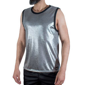MACHO - T-SHIRT CON GLITTER FINI S/M