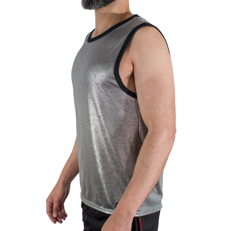 MACHO - T-SHIRT CON GLITTER FINI S/M