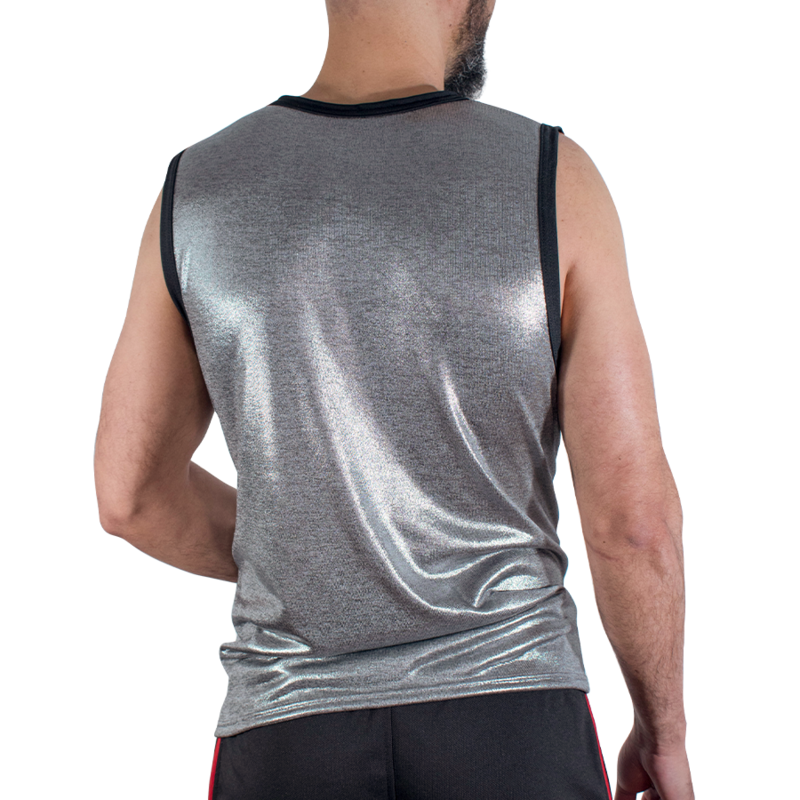 MACHO - T-SHIRT CON GLITTER FINI S/M