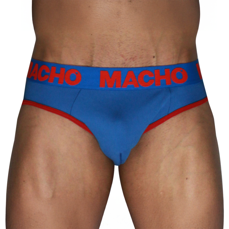 MACHO - MCH005 CLASSIC SLIP AZUL + ROJO XL