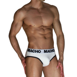 MACHO - MCH006 SLIP CLÁSICO BIANCO + NERO M