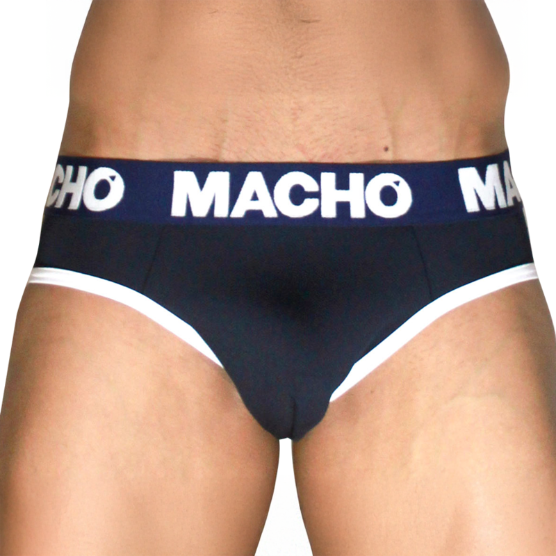 MACHO - MCH008 CLÁSICO SLIP AZUL MARINO L