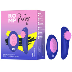 ROMP - Culotte in silicone vibranti magnetiche da festa con telecomando