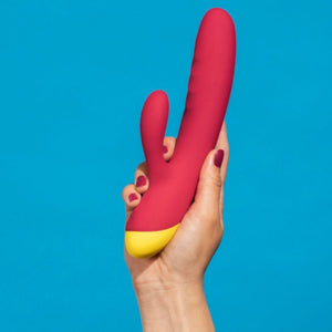 ROMP - JAZZ RECHARGEABLE RABBIT VIBRATOR RED