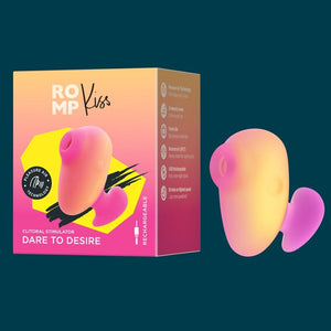 ROMP - KISS RECHARGEABLE CLITORAL SUCTION FINGER VIBRATOR