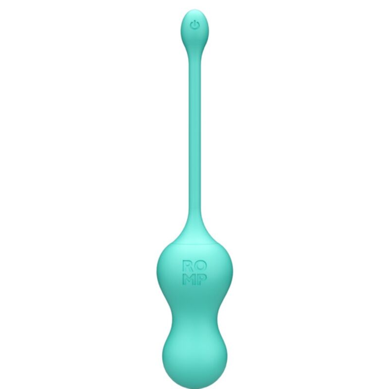 ROMP - CELLO VIBRATORE MULTIFUNZIONE A UOVO TURCHESE CON TELECOMANDO
