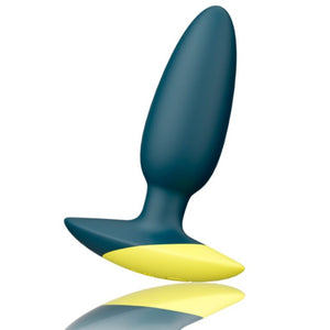 ROMP - VIBRATORE ANALE A FORMA DI PLUG CON BASSI POTENTI 10 CM VERDE