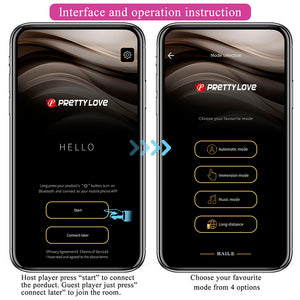 PRETTY LOVE - HAZELYNN MASSAGGIATORE ROSA CON 12 FUNZIONI E CONTROLLO TRAMITE APP