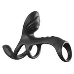 FANTASY C-RINGZ - JAULA DEFINITIVA PARA PAREJAS, ANILLO VIBRADOR PARA PENE DE HASTA 19,5 CM