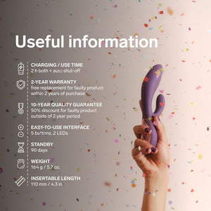 LELO - INA VIBRATORE A SPINTA RABBIT VIOLA