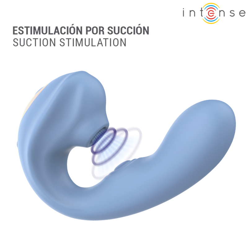 INTENSO - ESTIMULADOR CLITORAL MULTIFUNCIÓN GINA AZUL