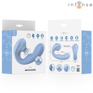 INTENSO - ESTIMULADOR CLITORAL MULTIFUNCIÓN GINA AZUL