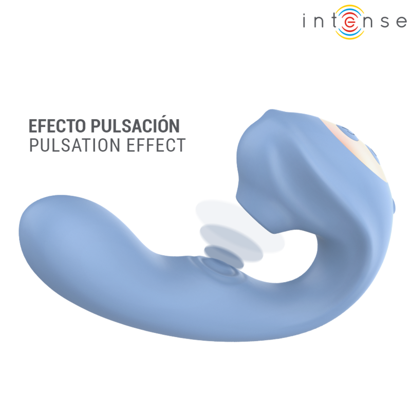 INTENSO - ESTIMULADOR CLITORAL MULTIFUNCIÓN GINA AZUL