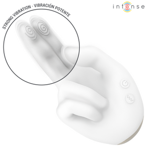 INTENSE - JIMMY STIMOLATORE MULTIFUNZIONE A FORMA DI MANO CON VIBRAZIONE E CALORE