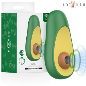 INTENSE - STIMOLATORE CLITORIDEO AD ASPIRAZIONE WAKI AVOCADO