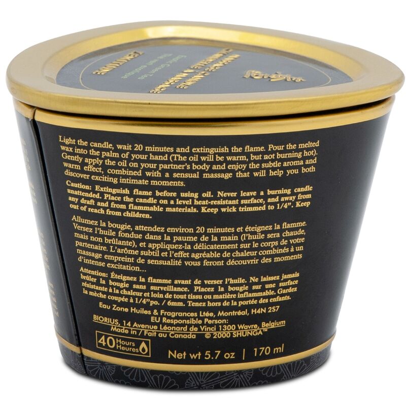 SHUNGA - CANDELA DA MASSAGGIO AL MANGO 170 ML