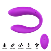 INTENSE - NORA VIBRATING CLAMP STIMULATOR PURPLE