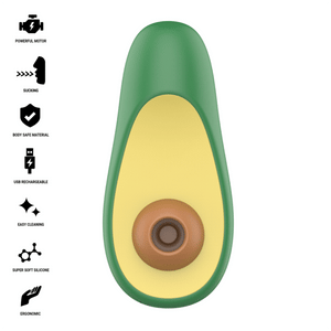 INTENSE - STIMOLATORE CLITORIDEO AD ASPIRAZIONE WAKI AVOCADO