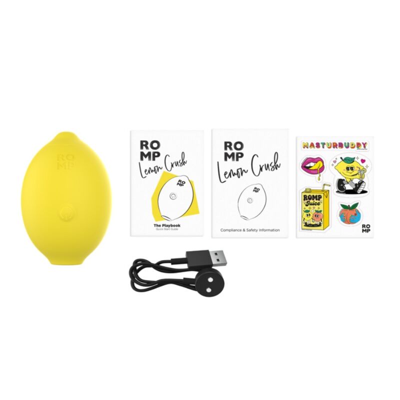 ROMP - LEMON CRUSH PLEASURE AIR STIMOLATORE CLITORIDEO GIALLO
