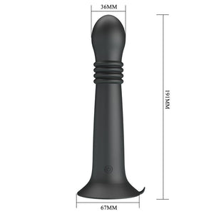 PRETTY LOVE - MASSAGGIATORE ROTANTE E SPINTA RICARICABILE TRAMITE USB STELLA