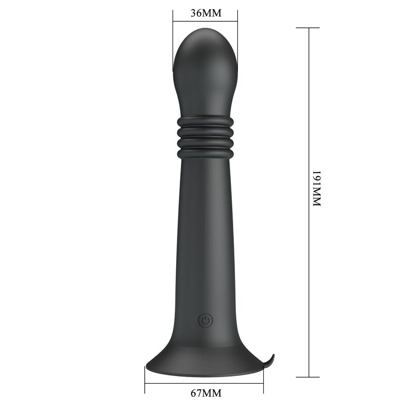 PRETTY LOVE - MASSAGGIATORE ROTANTE E SPINTA RICARICABILE TRAMITE USB STELLA