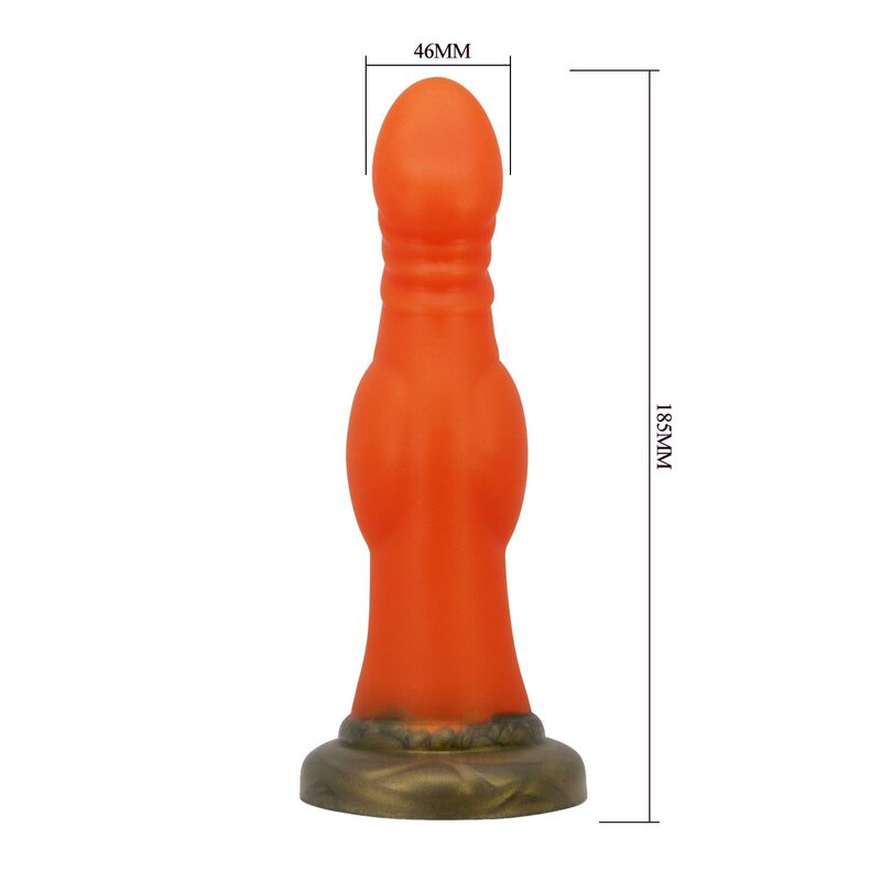 POWER MONSTERS - BLAZEHEART CHARGER FANTASY DILDO DE SILICONA 18,5 CM Ø 4,5 CM