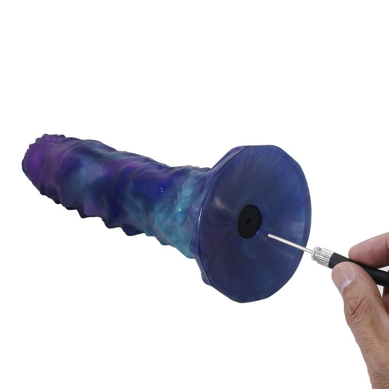 POWER MONSTERS - DUSKWALKER SENTINEL TRICOLOR DILDO GONFIABILE IN SILICONE FANTASY 23 CM Ø 5 CM