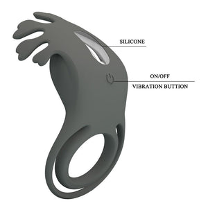 PRETTY LOVE - ANELLO VIBRANTE RICARICABILE CON STIMOLATORE