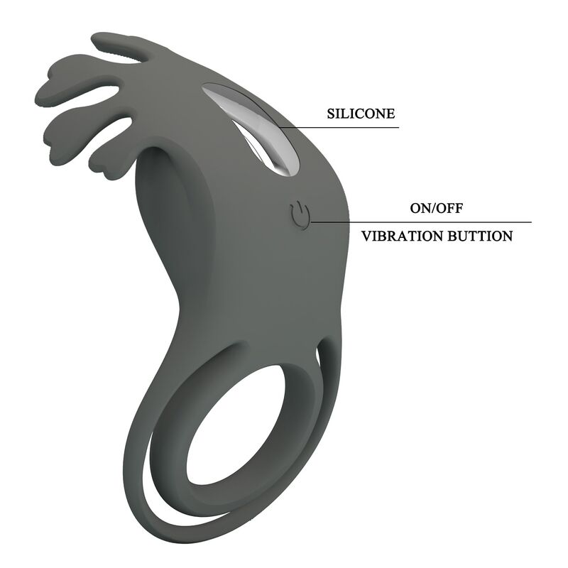 PRETTY LOVE - ANELLO VIBRANTE RICARICABILE CON STIMOLATORE