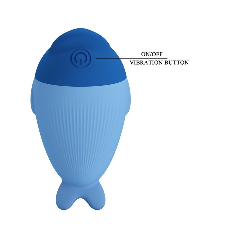 PRETTY LOVE - MINIVIBRADOR RECARGABLE POR USB CON FORMA DE DELFÍN