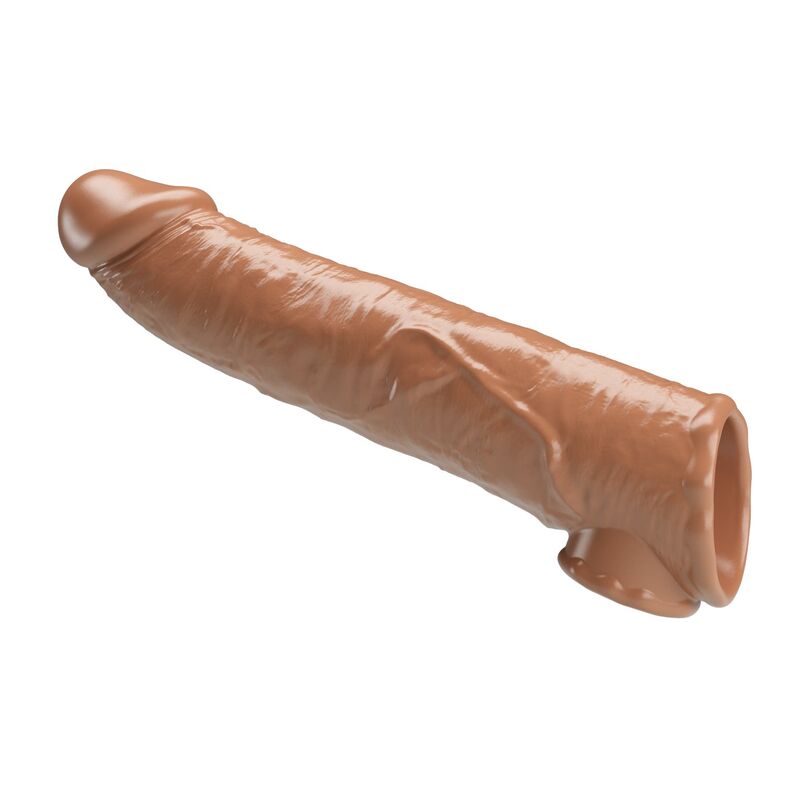 PRETTY LOVE - MANICOTTO REGOLABILE PER ALLUNGAMENTO DEL PENE 26 CM Ø 4 CM NATURALE