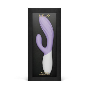 LELO - INA TWIST DOUBLE RABBIT G-SPOT AND CLITORAL VIBRATOR LAVENDER