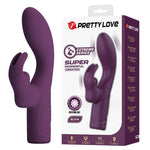 PRETTY LOVE - VIBRATORE A FORMA DI CONIGLIO RICARICABILE OLIVIA CON 10 FUNZIONI