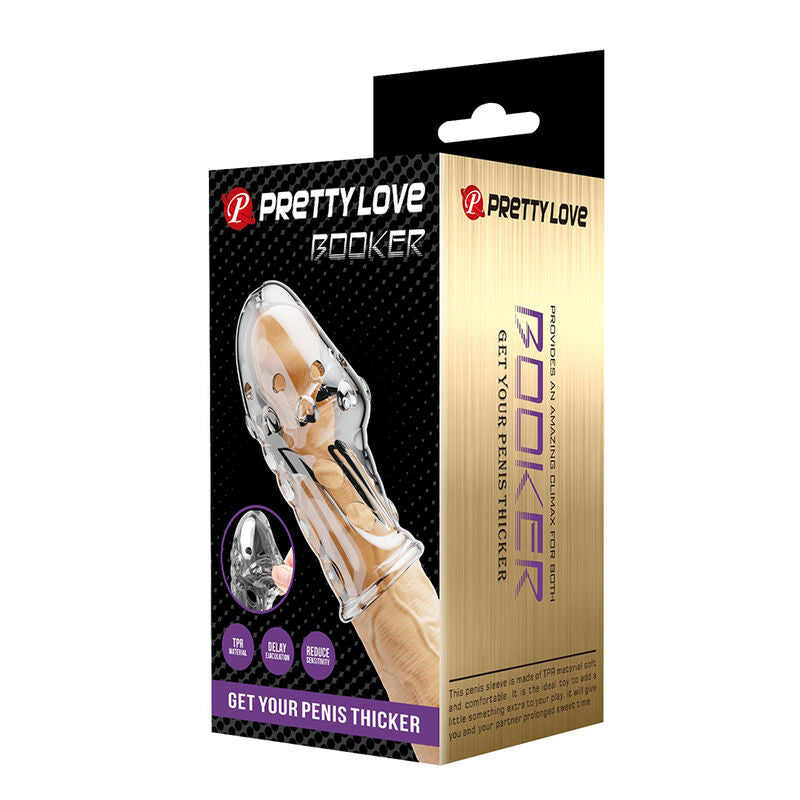 PRETTY LOVE - Rocker funda para aumentar el grosor del pene, transparente