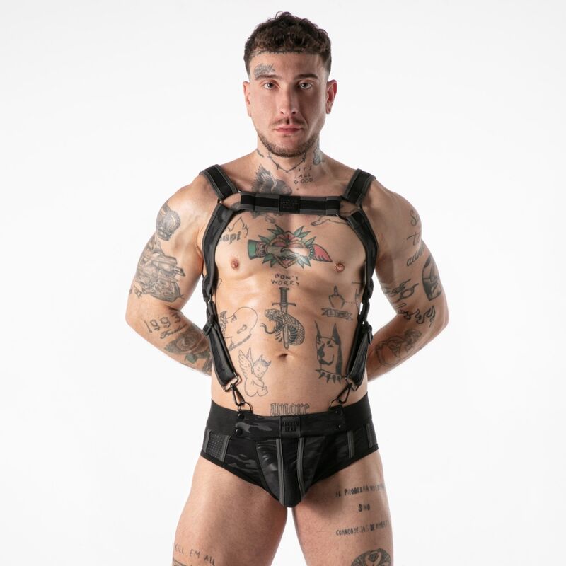 LOCKER GEAR - IMBRACATURA MILITARE COMPLETA ROSSA L/XL