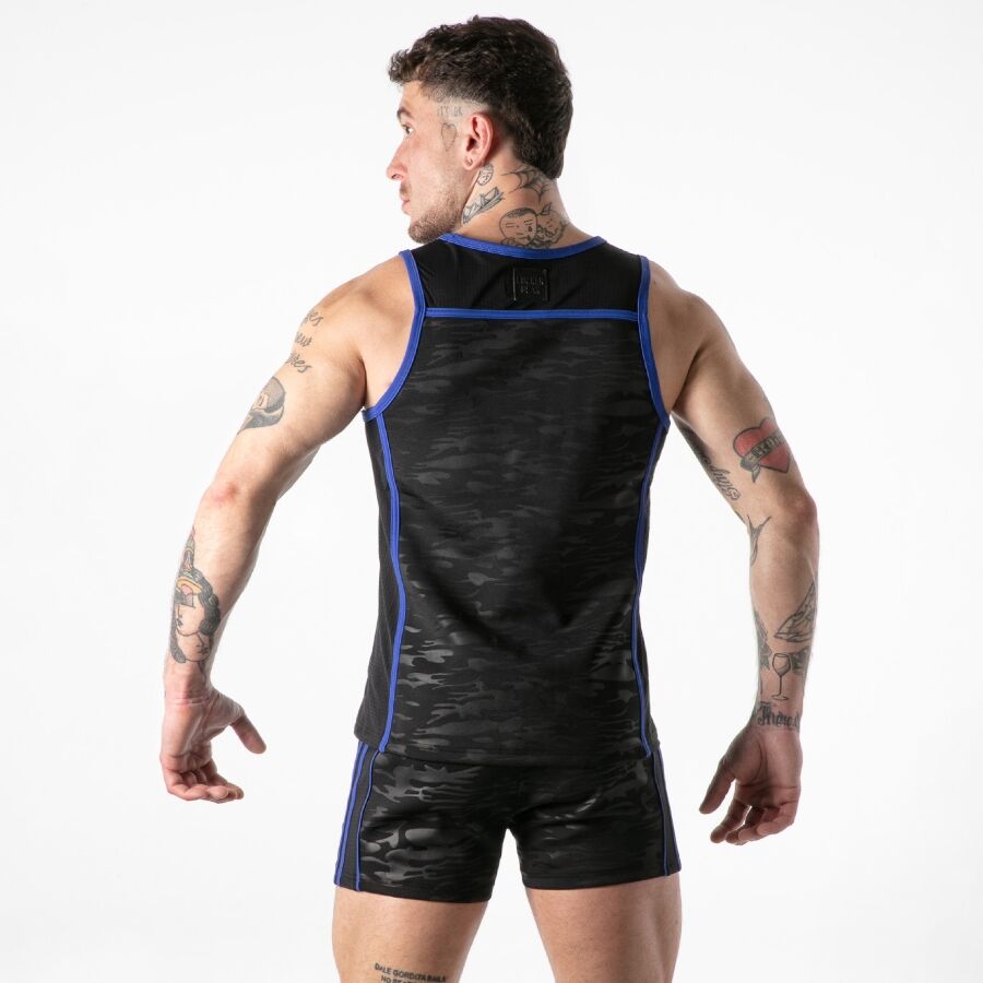 LOCKER GEAR - CANOTTA MILITARE COMPLETA BLU L