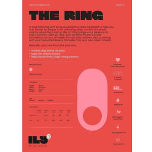 JE JOUE - ILY COCK RING VIBRANTE PARA PENE