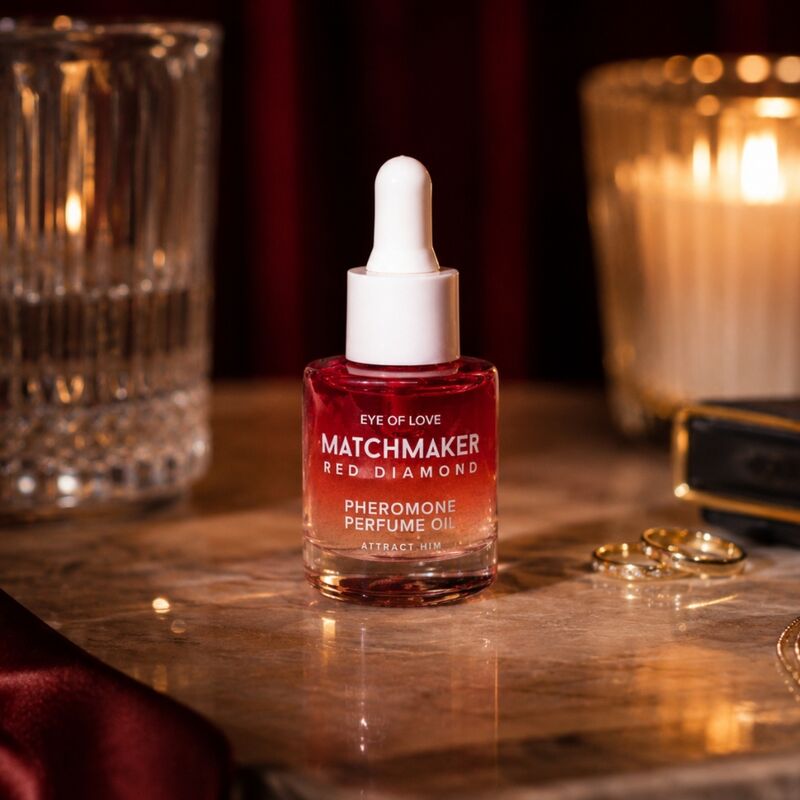 EYE OF LOVE - OLIO PROFUMATO AI FEROMONI DIAMANTE ROSSO PER FARE DA COMPAGNIA 20 ML