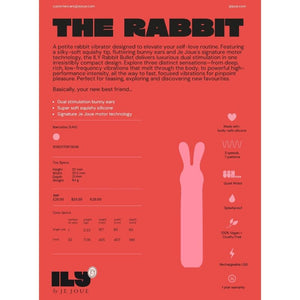JE JOUE - VIBRADOR INTIMO RECARGABLE ILY RABBIT BULLET