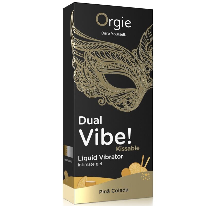 ORGIE - DOPPIA VIBRA! PIÑA COLADA KISSABLE VIBRATORE LIQUIDO 15 ML