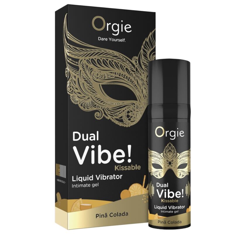 ORGIE - DOPPIA VIBRA! PIÑA COLADA KISSABLE VIBRATORE LIQUIDO 15 ML