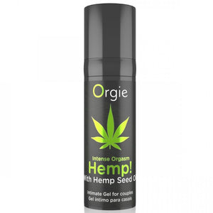 ORGIE - Hemp! Gel íntimo para sensaciones múltiples y orgasmos intensos, 15 ml