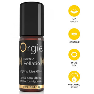 ORGIE - Brillo labial vibrante de efecto hormigueo, 10 ml