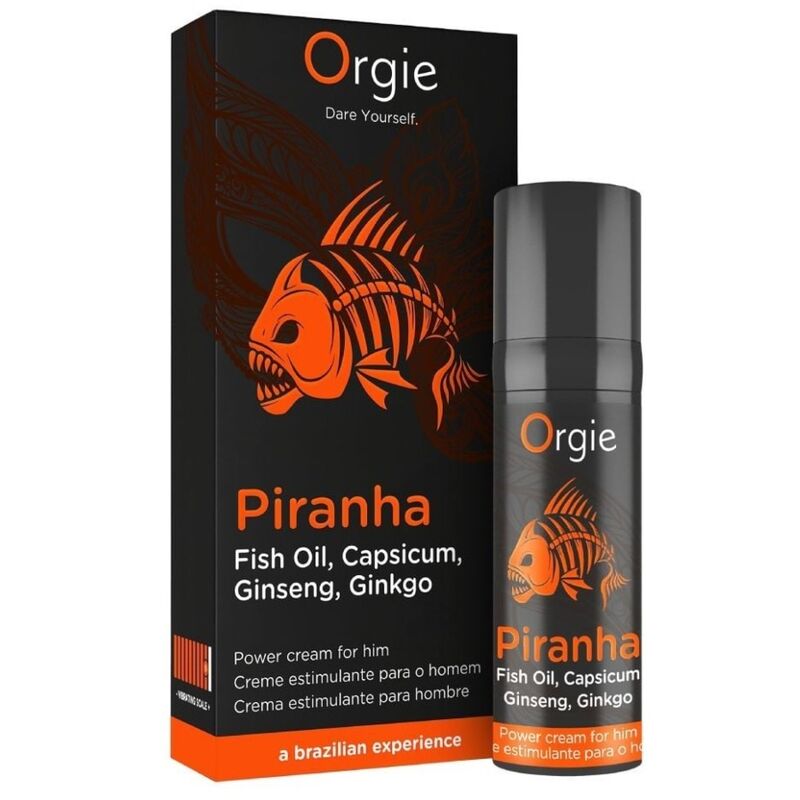 ORGIE - Piranha Power crema para él, 15 ml