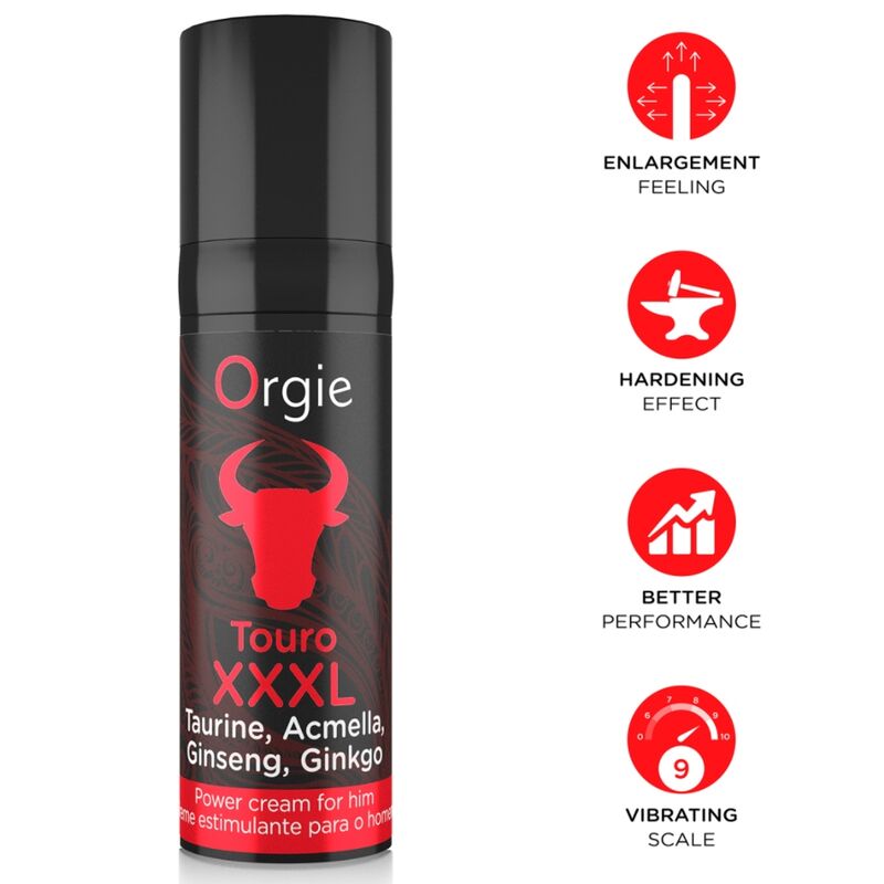ORGIE - TOURO XXXL POTENZIATORE E INGRANDITORE DELL'EREZIONE 15 ML