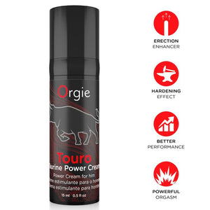 ORGIE - Touro crema para la erección, 15 ml